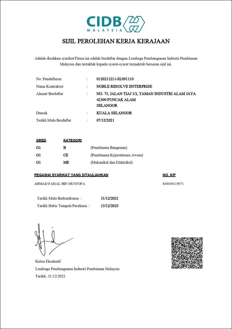 CIDB Suil Perolehan Kerja Kerajaan